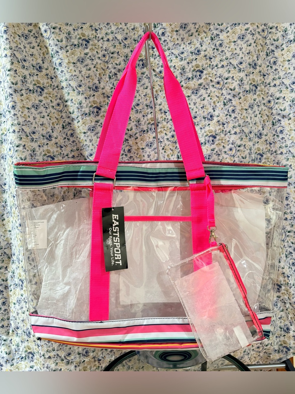 Eastsport 2 Piece Clear Tote Bag